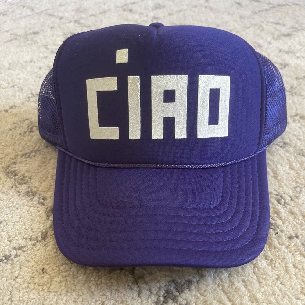 Clare V Ciao Hat - Dark Purple